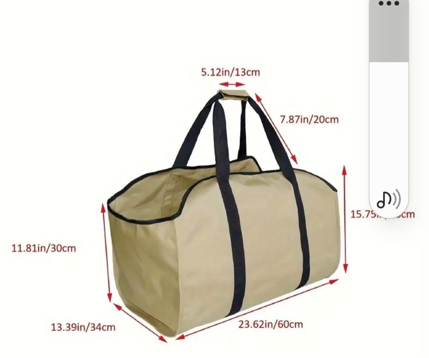 Сумки для перенесення дров – дуже міцна Сумки для дрів