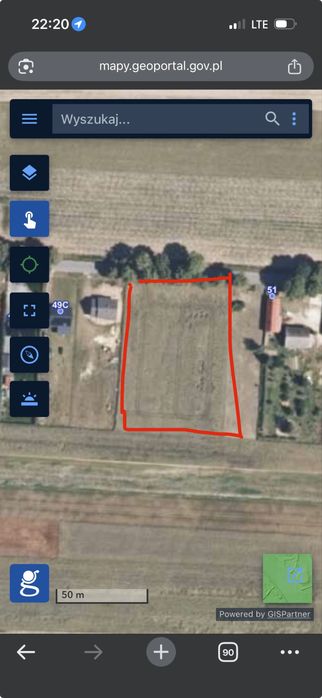 Dzialka budowlana Szkaradowo 100/16