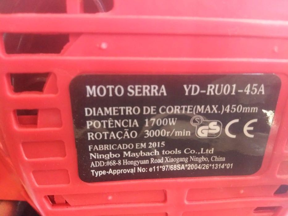 Motoserra Sem Fio Nunca Usada YD-RU01-45A
