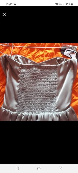 Vestido  de seda