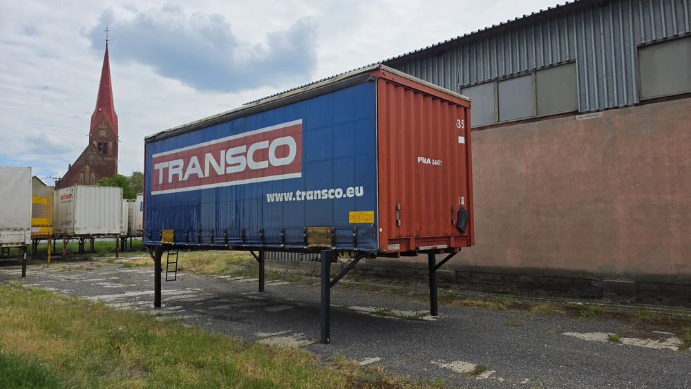 Krone 9.500zł netto ZABUDOWA KRONE BDF 7.45x2.40m FIRANKA SUWANY DACH DRZWI MOŻLIWOŚĆ TRANSPORTU