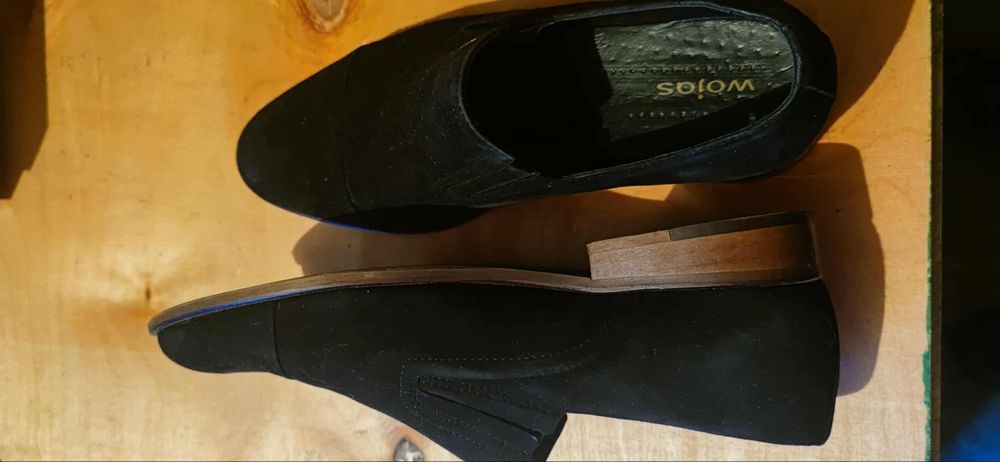 Półbuty zamszowe męskie 40!