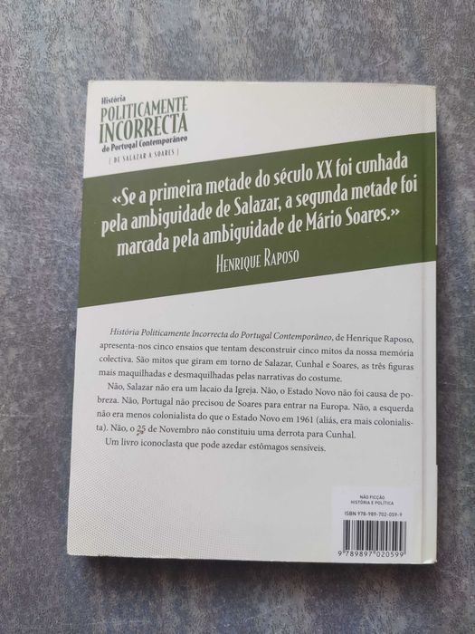 História Politicamente Incorrecta de Portugal, Henrique Raposo