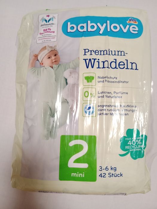 Памперси 2 на 3-6 кг