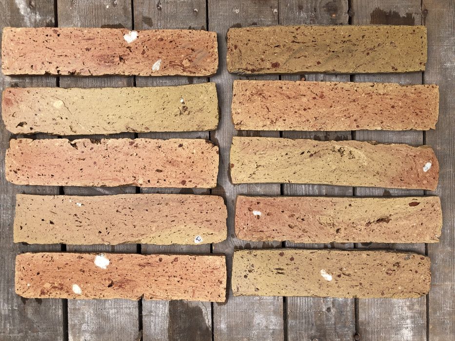 Фасадна облицовочная клинкерная плитка из старинного кирпича