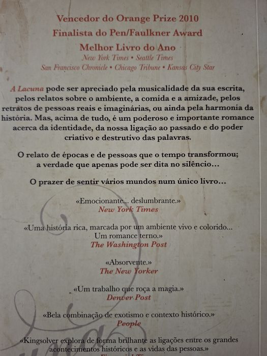 A Lacuna " Barbara Kingsolver "