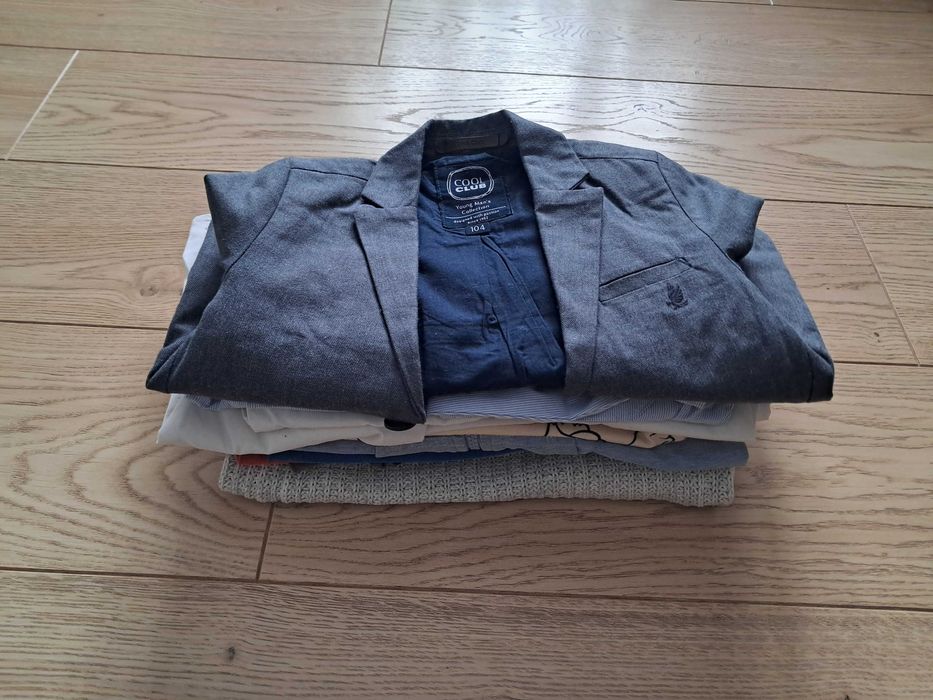 Zestaw paka ubran marynarka 104 dla chlopca h&m