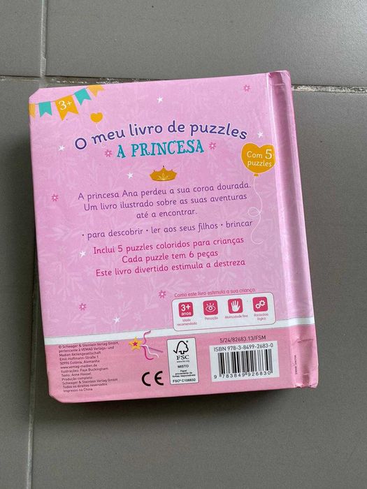 Livros com Puzzles para crianças