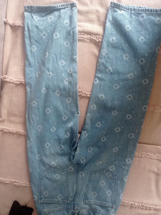 Spodnie jeansy Zara szeroka nogawka 164