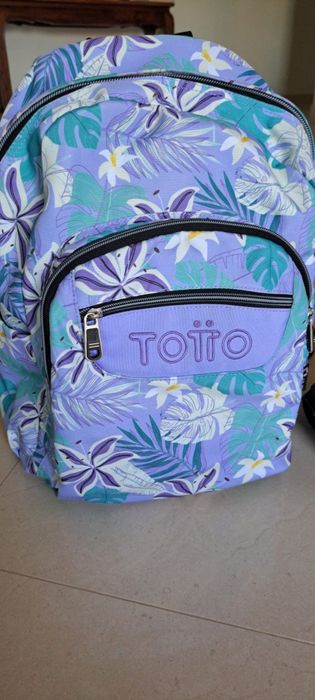 Mochila Totto lancheira e estojo