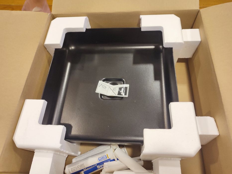 Kaldewei Miena Umywalka 400 x 400 mm Lava Black