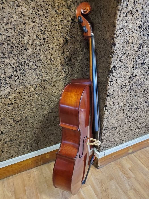 Violoncelo 4/4 luthier alemão C. Placht (Bubenreuth) com arco.