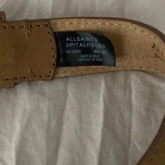 Шкіряний ремінь Allsaints Spitalfields Freya