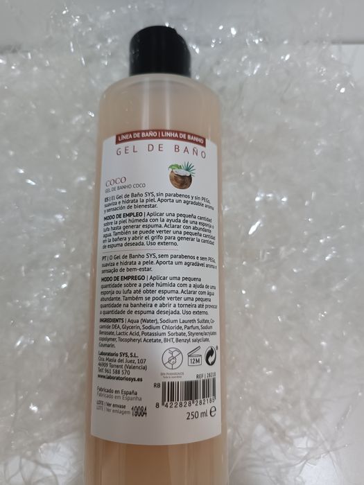 Gel de Banho SyS Coco 250 ml