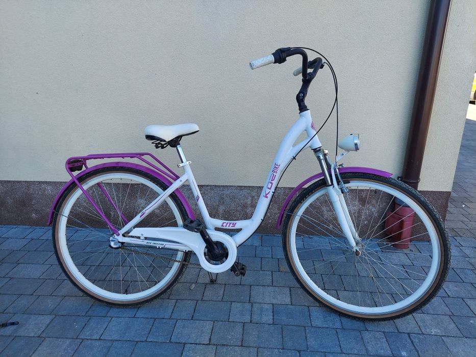 Rower damski miejski 28 Kozbike 3bieg