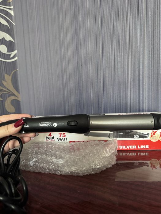 Плойка-утюжок 2в1 Hairway Titanium-Turmalin Nano-Silver