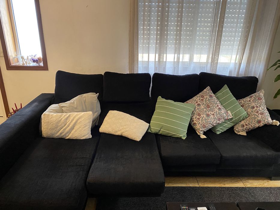 Sofa chaiselong em bom estado