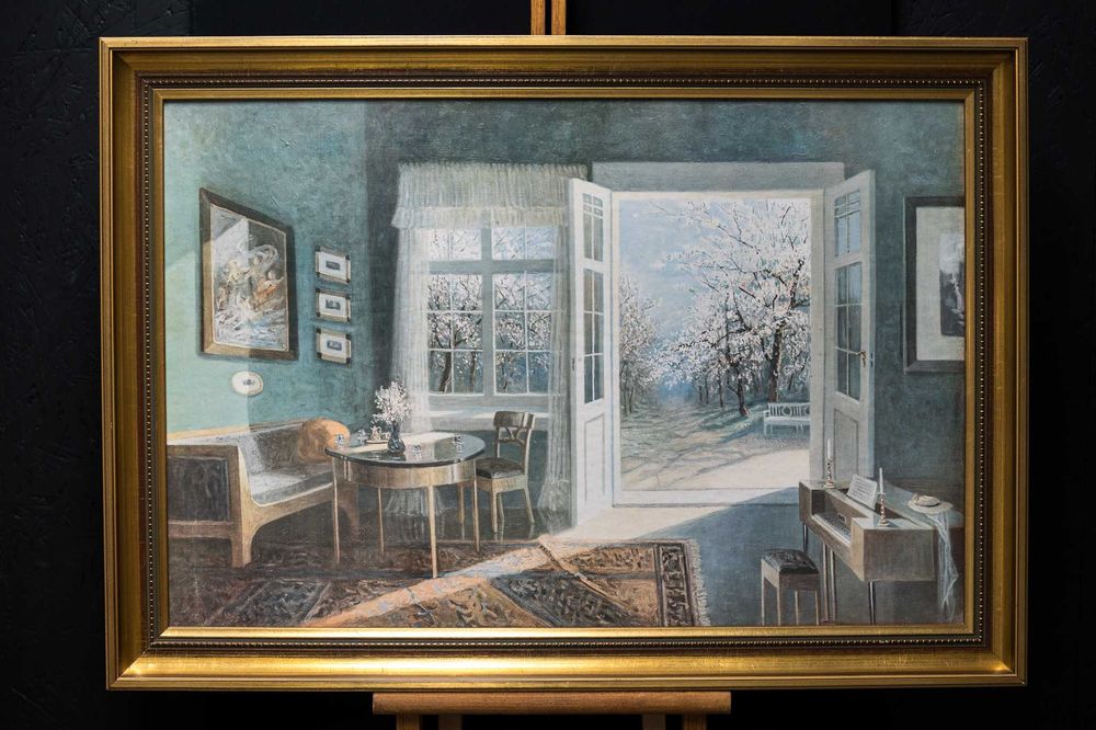 Obraz Rama 74 x 52cm fotoobraz biedermeier Paul Gehrmann