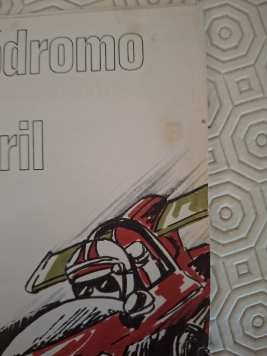 Automobilia autodromo estoril folheto promocional