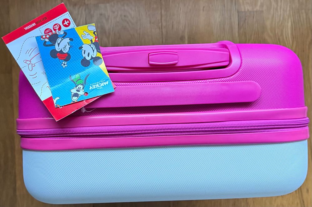 Mala de cabine ABS rígida menina Disney Minnie 35L- nova, 3 anos de garantia