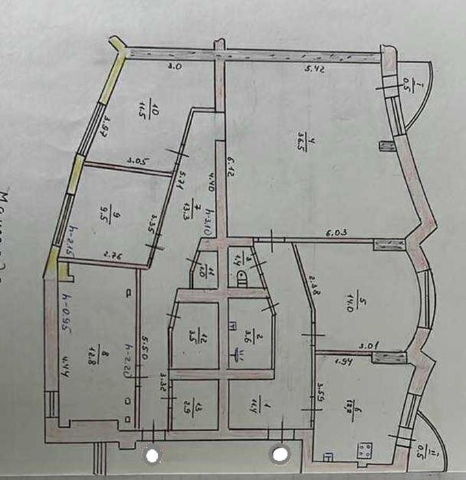 Продаж 5 км квартири по вул.Чернівецька, Оболоня.Тернопіль