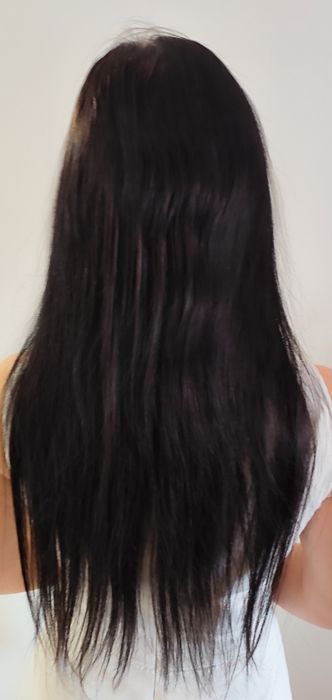Włosy naturalne ludzkie doczepiane 55 cm