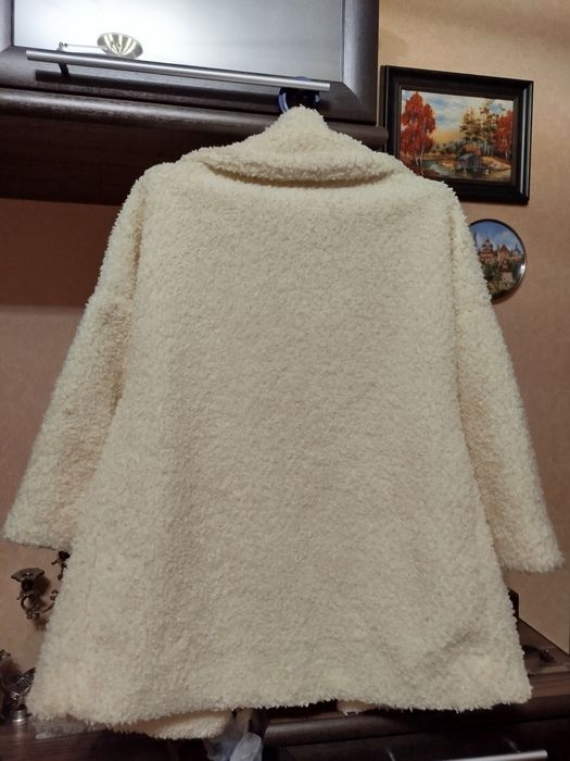 Шубка ,, Тедди '' молочная