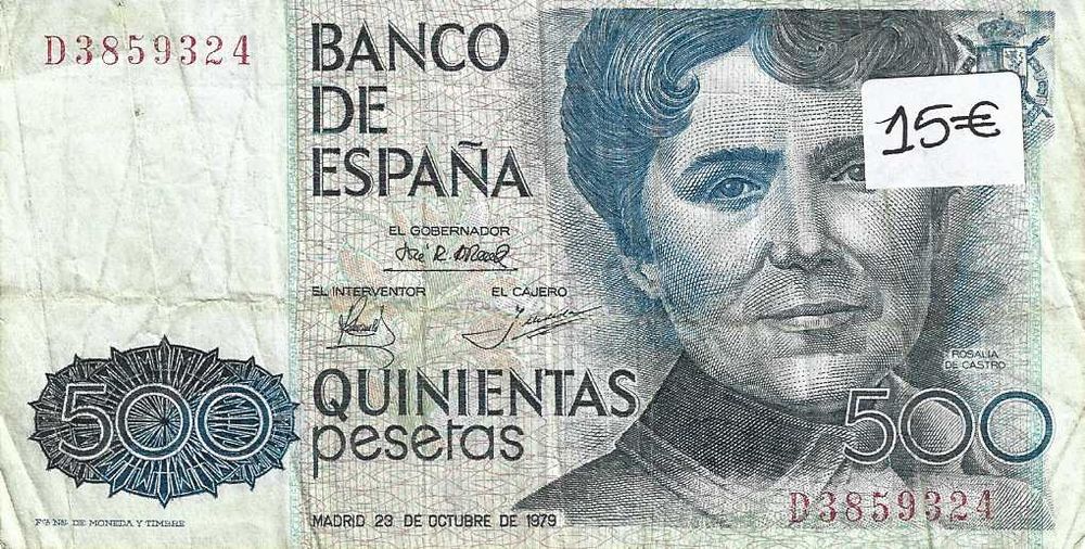 Notas antigas - Espanha