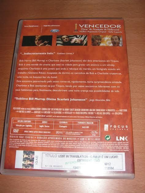 DVD Lost In Translation