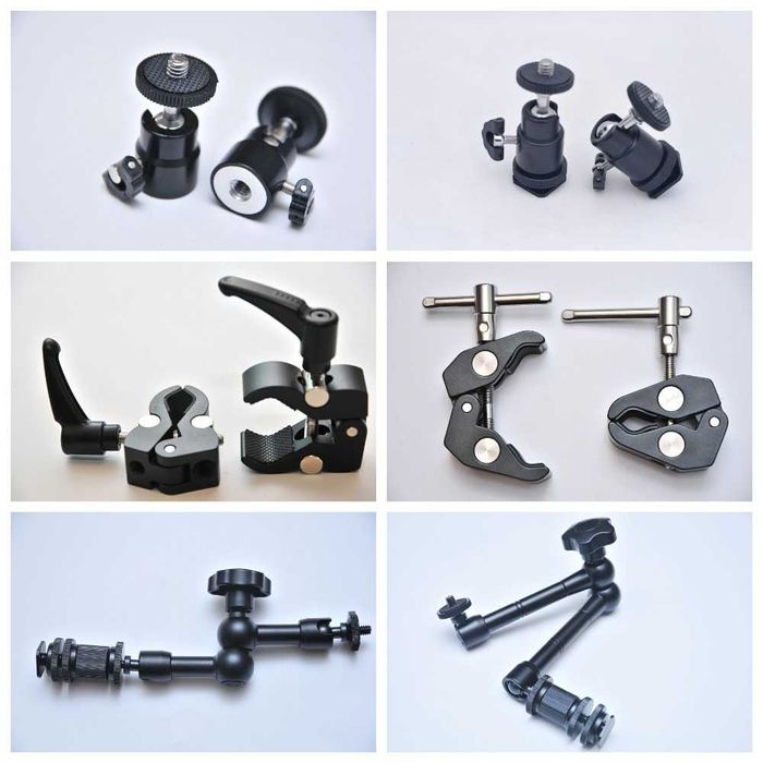 Насадка-держатель 360 градусов резьба 1/4"(черная