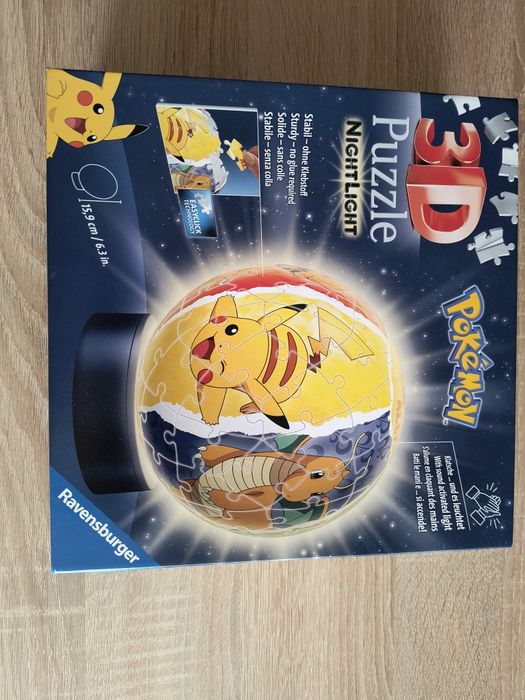 Puzzle 3D Pokemon świecące