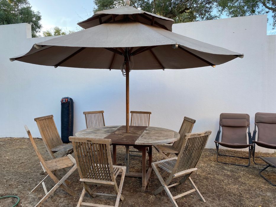 Guarda-sol de Madeira