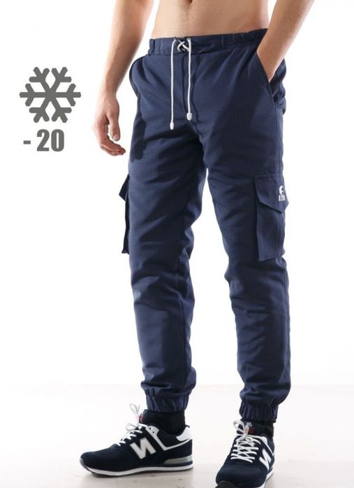 Зимові штани карго на флісі зимние штаны на флисе Ястреб