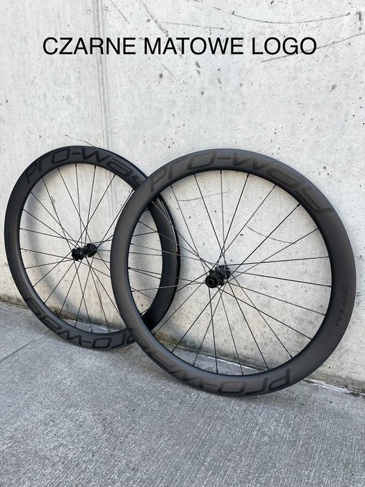 Koła karbonowe carbon szosowe PRO-WAY TITANIUM 50mm 1385g! disc