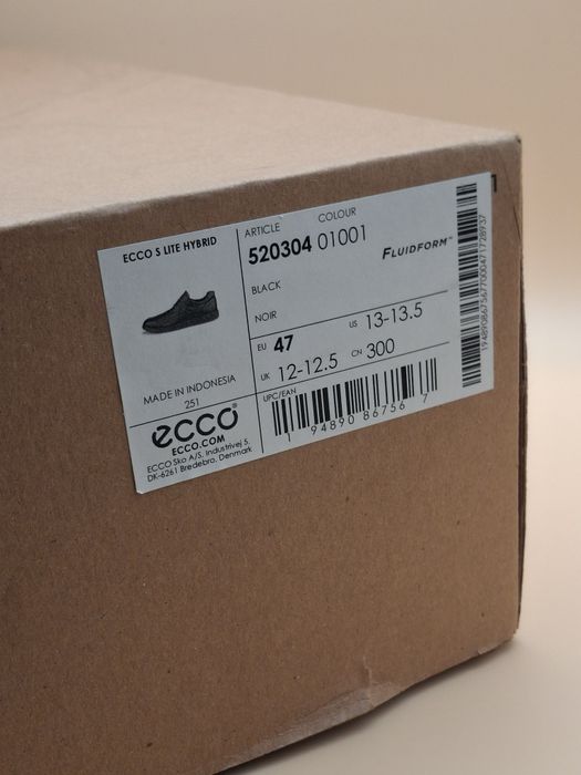 Туфлі ECCO S-Lite Hybrid Apron Toe Нові 47р.