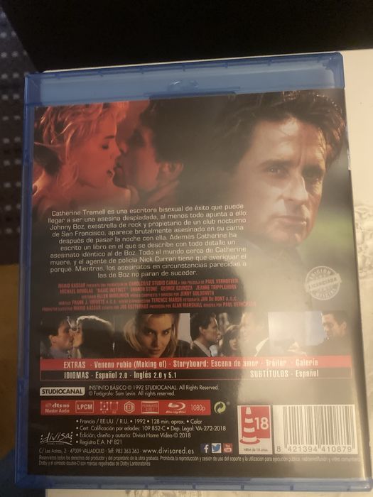Instinto fatal  bluray