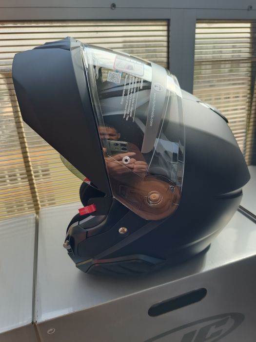 Kask motocyklowy HJC i91 Semi Flat Black.