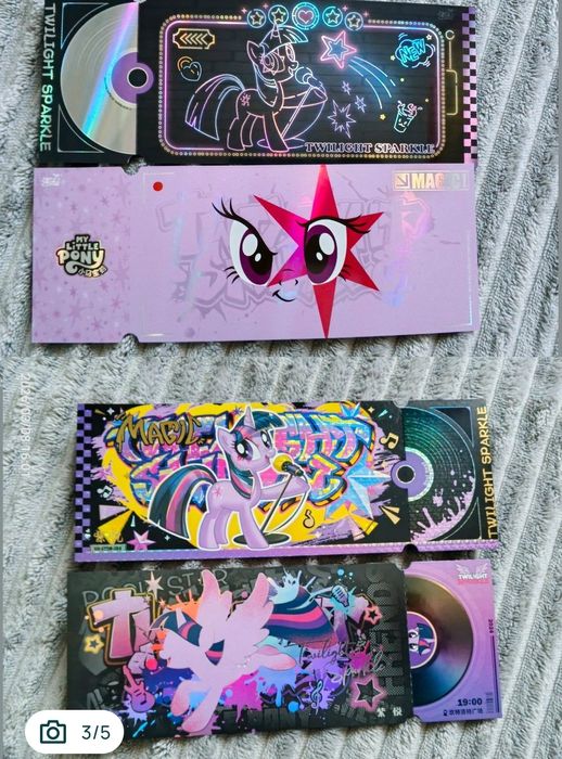 музичні карти Млп та бокс карт My Little Pony