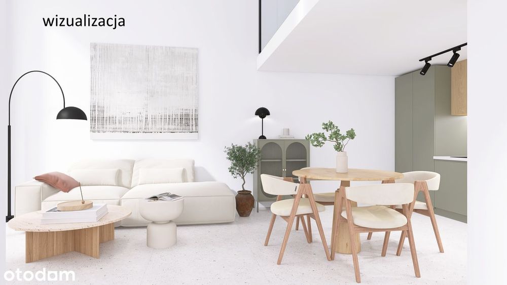 Apartament z antresolą (łącznie 69,99m2) - 700 m od plaży i molo