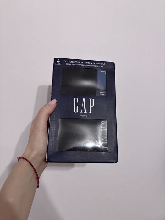 Чоловічі боксерки GAP Cotton Stretch Boxer Briefs 4 шт оригінал