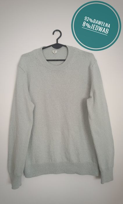 Miękki sweter ARKET w odcieniu jasnej mięty Arket
