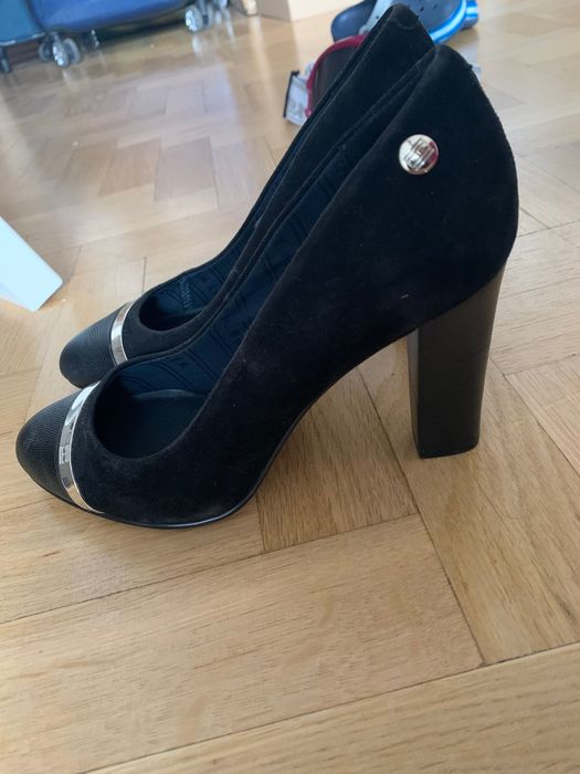 2 pary Buty hilfiger rozm 37 na obcasie i baleriny