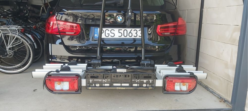 Bagaznik rowerowy na hak MFT uchylny zamyk antykradz Thule