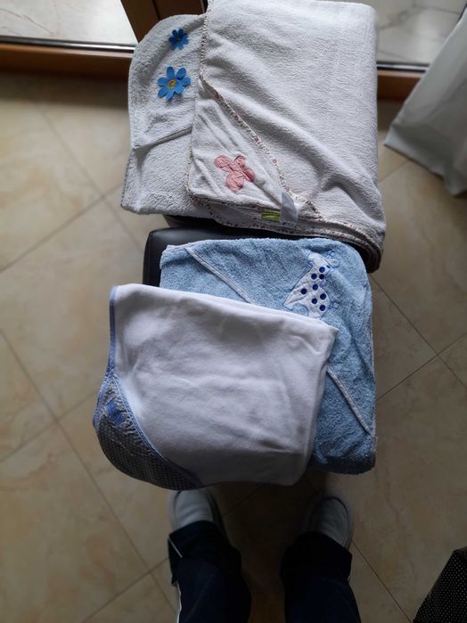 Conjunto de  toalhas para bebe