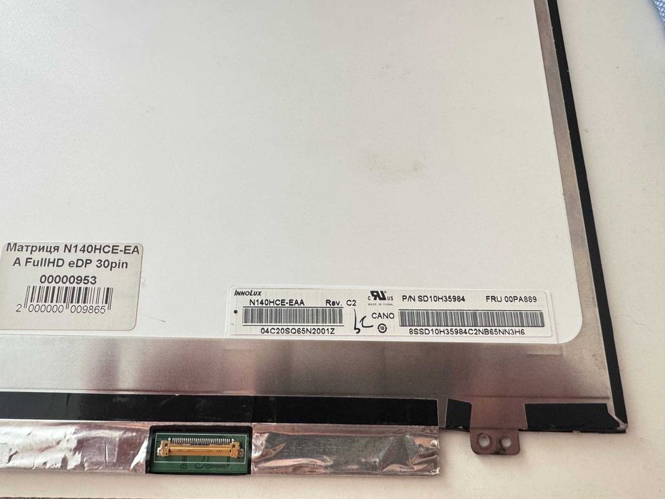 Матриця N140HCE-EA A FullHD eDP 30pin