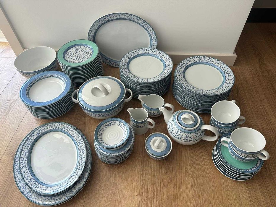 Serviço de Jantar SPAL Susanne – Porcelana – 40 Peças – Impecável