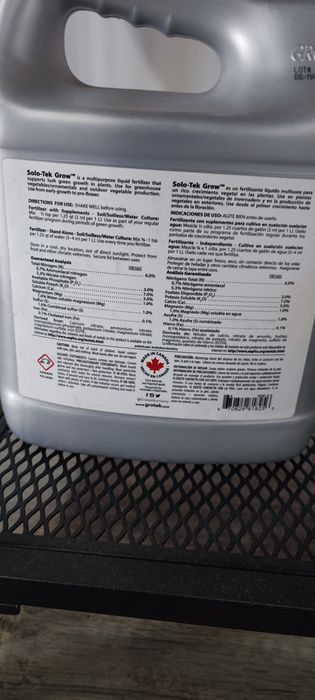 Kit Fertilizantes Grotek Solo-Tek Grow/Bloom 4L