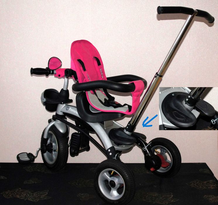 Rowerek (wózek spacerowy) trójkołowy Sport Trike Explorer