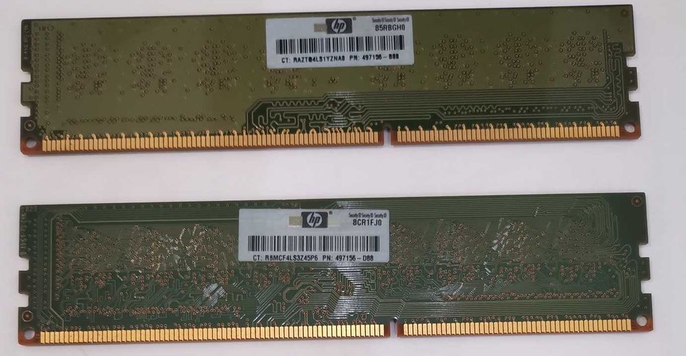 Pack Memórias RAM Samsung 1GB 1Rx8 DDR3 (10600U)