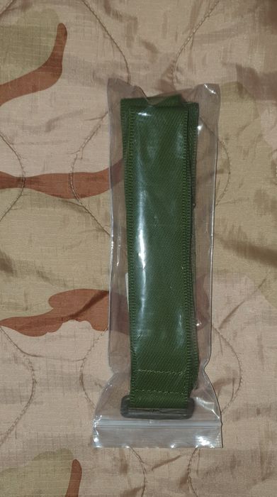 Cinto de velcro verde, tamanho L - Novo